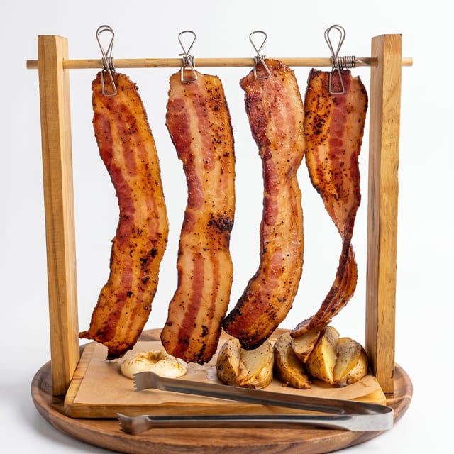 Roasted Bacon Clothesline.